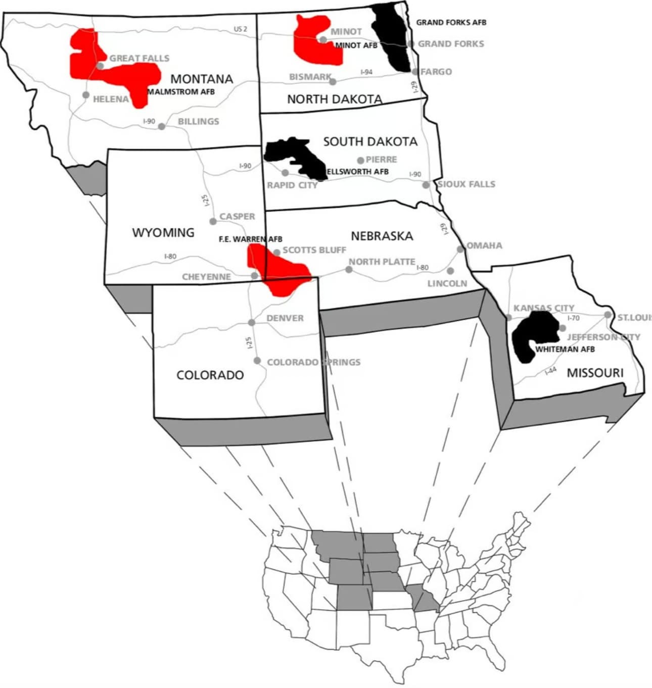 us nuclear sponge - Grand Forks Afb Us 2 Minot Minot Afb Grand Forks Great Falls 194 Fargo Montana Bismark Malmstrom Afb North Dakota Helena 190 Billings South Dakota Pierre 190 Ellsworth Afb 190 Rapid City Sioux Falls Casper Wyoming F.E. Warren Afb Nebra